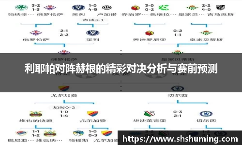 利耶帕对阵赫根的精彩对决分析与赛前预测